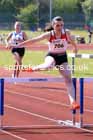 Womens Under-20s 400 metres hurdles, 2024 North Eastern Track and Field Champs., Middlesbrough.  Photo: David T. Hewitson/Sports for All Pics